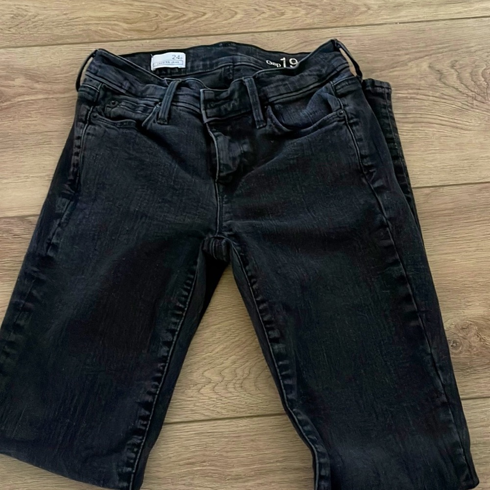 Gap grey denim skinny jeans